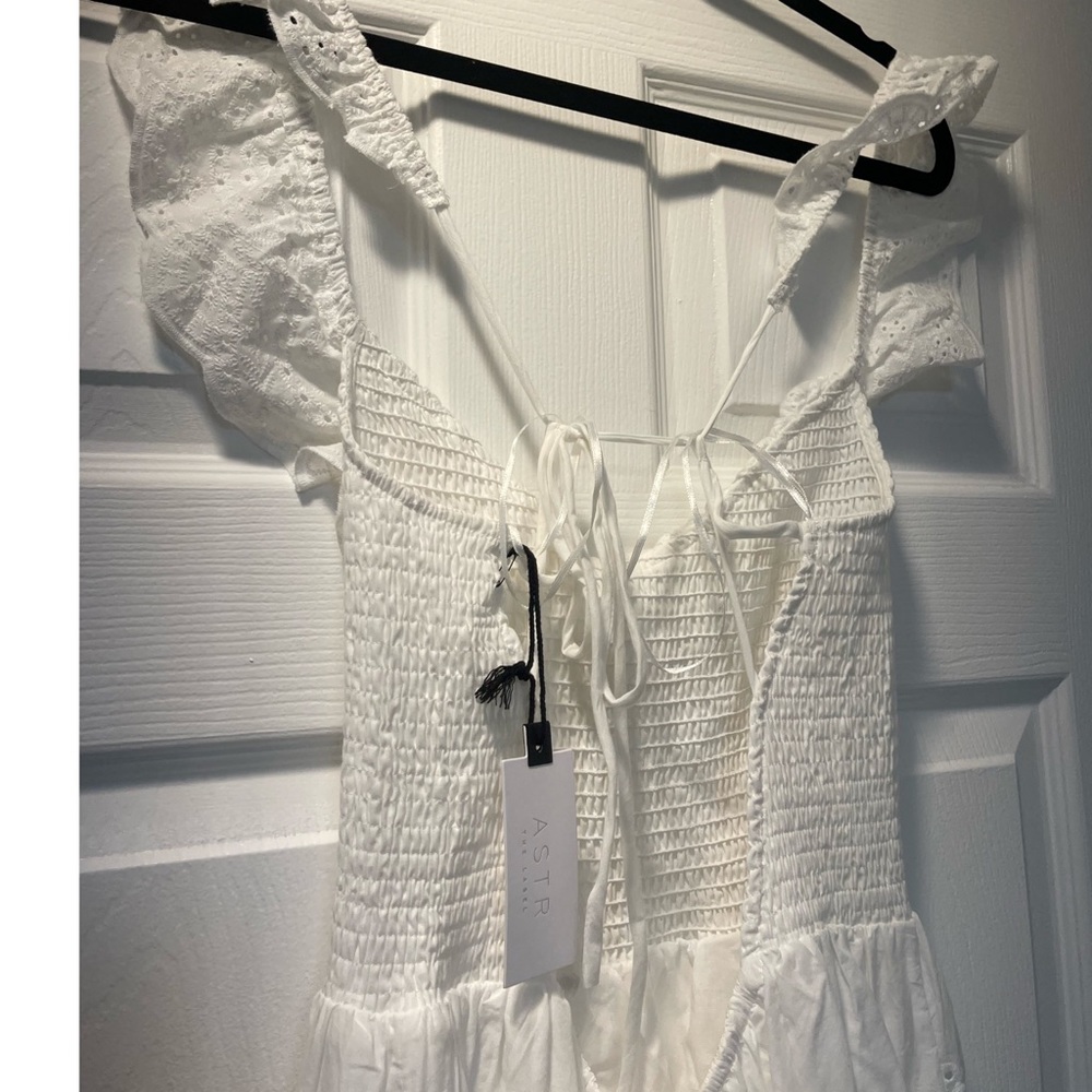 Cottage dress in white Astr the label size Large - Picture 9 of 10